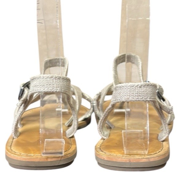 Toms Women's Lexie Oxford Tan Heritage Diamond Tribal Sandal Size 6 - Picture 7 of 13